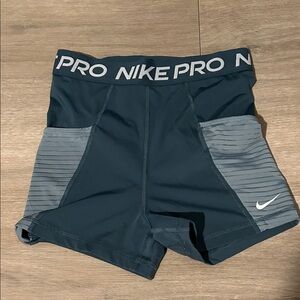 Blue High-Rise Nike Pros